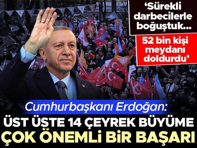 AK Parti Aydın mitingi... Cumhurbaşkanı Erdoğandan önemli açıklamalar