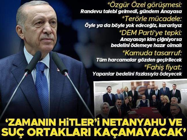 Cumhurbaşkanı Erdoğan: Zamanın Hitleri Netanyahu ve suç ortakları hesap vermekten kaçamayacak