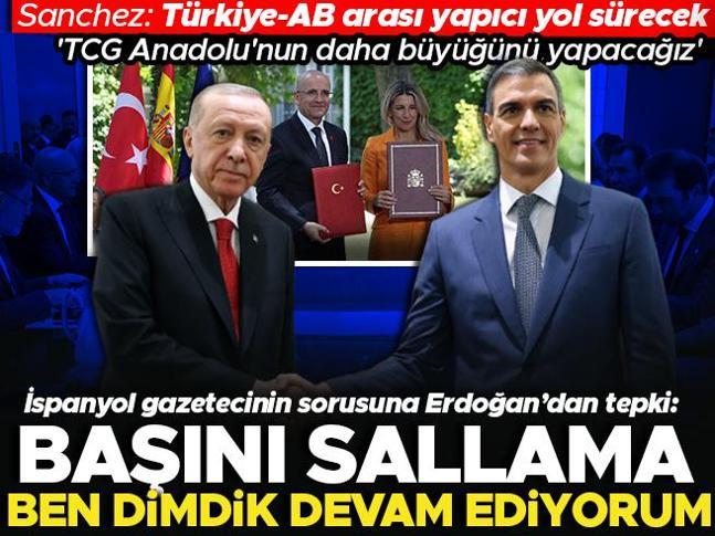 Son dakika... Cumhurbaşkanı Erdoğandan İspanyada önemli açıklamalar