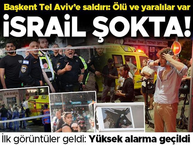 Son dakika....İsrail şokta Başkent Tel Avive büyük saldırı: Ölü ve yaralılar var...