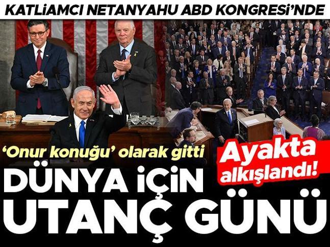 İsrail Başbakanı Netanyahu, ABD Kongresinde konuştu