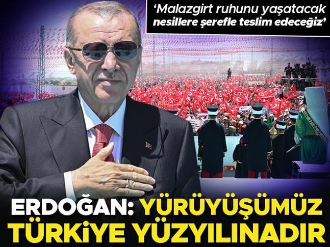 Malazgirt Zaferinin 953. yıl dönümü... Cumhurbaşkanı Erdoğandan önemli açıklamalar