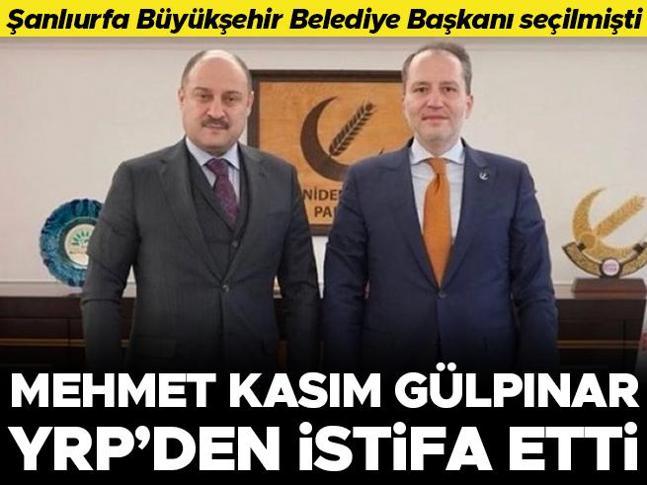 Mehmet Kasım Gülpınar, Yeniden Refah Partisinden istifa etti