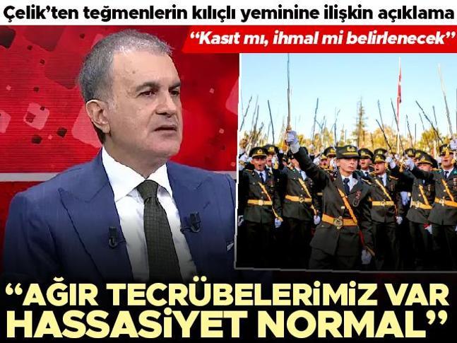 AK Parti Sözcüsü Çelikten teğmenlerin kılıçlı yeminine ilişkin açıklama: Ağır tecrübelerimiz var, hassasiyet normal