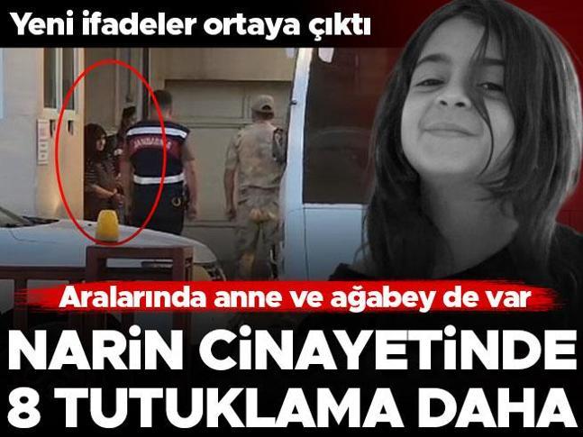 Narin Güran cinayetinde 8 kişi tutukjlandı kişi için tutuklama talebi: Anne-baba ve ağabeyinin ifadesi ortaya çıktı