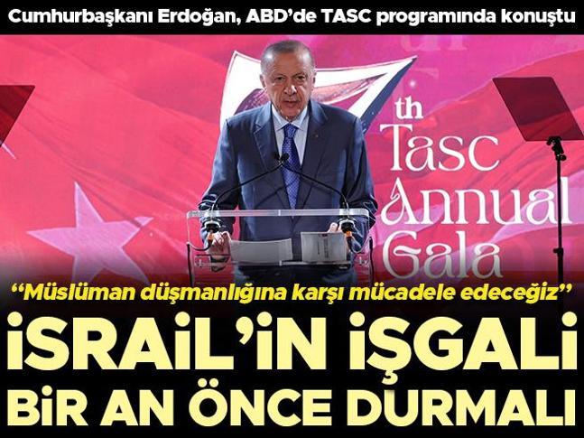 Son dakika... Cumhurbaşkanı Erdoğandan ABDde önemli açıklamalar: İsrail’in işgali bir an önce durmalı