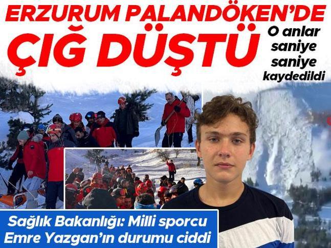 Erzurum Palandöken Kayak Merkezi?nde çığ meydana geldi: 1 kişi hayatını kaybetti