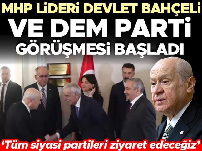 Son dakika: DEM Parti-TBMM Başkanı Kurtulmuş görüşmesi başladı