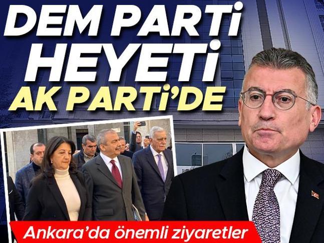 DEM Parti heyetinden AK Partiye ziyaret: Görüşme başladı