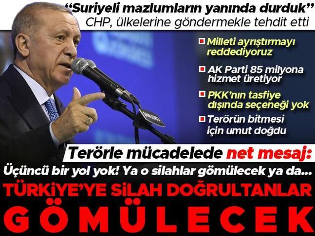 Cumhurbaşkanı Erdoğandan Şanlıurfada önemli mesajlar: Terör örgütleri eliyle bölgemizi sömürenlerin devri sona ermiştir