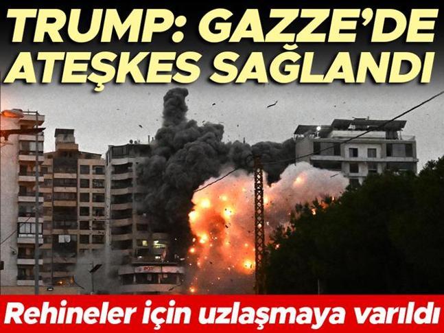 Son dakika... Reuters: Gazzede ateşkes sağlandı