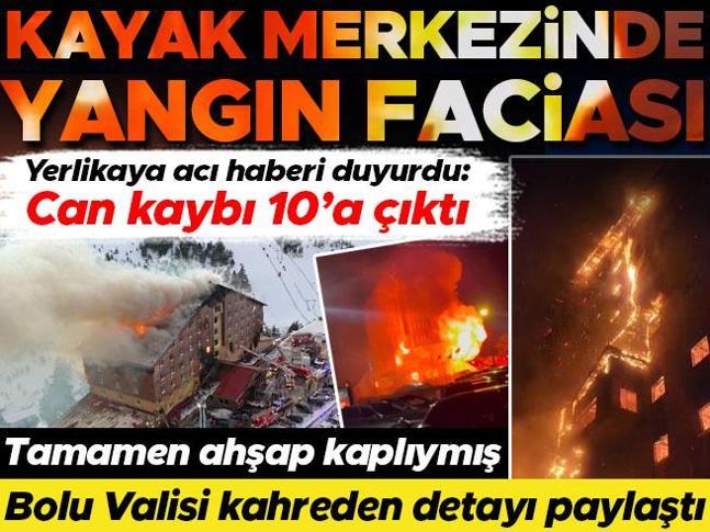 Boluda kayak merkezinde yangın faciası: 3 can kaybı, 11 yaralı