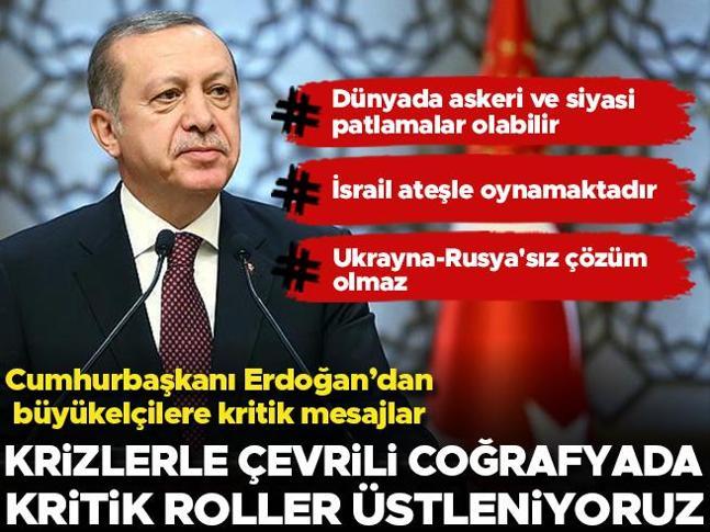 Son dakika... Cumhurbaşkanı Erdoğan: Krizlerle çevrili coğrafyada kritik roller üstleniyoruz