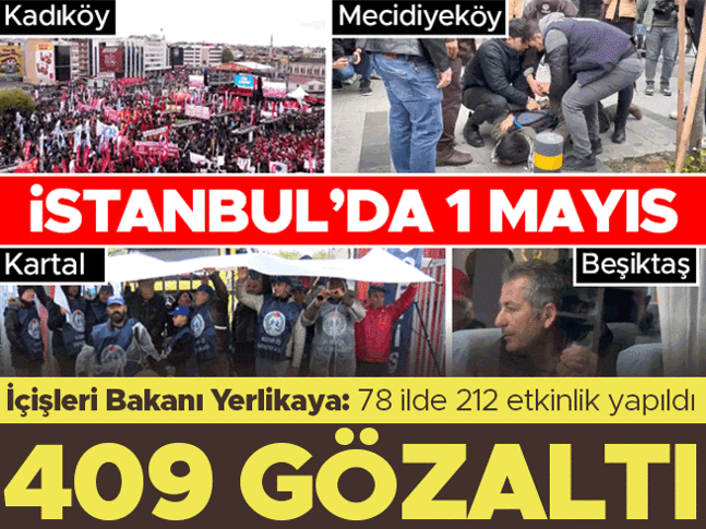 Son dakika... İstanbul Valiliğinden 1 Mayıs açıklaması