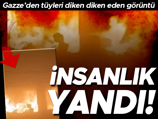Son dakika...Gazzede insanlık yandı