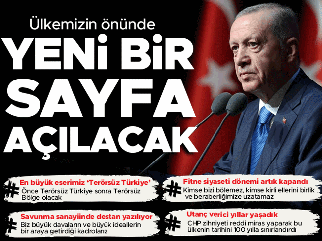 Cumhurbaşkanı Erdoğandan önemli açıklamalar