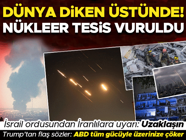 Son dakika... İrandan İsraile füze yağmuru Netanyahu: Ayetullah rejimine hayal edemeyecekleri darbeleri indireceğiz... Tahran: Daha sert yanıt veririz