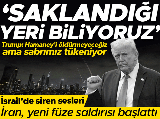 Son dakika... İsrail Savunma Bakanı Katztan yeni tehdit: 10 hedefe saldıracağız... Trump: Hamaneyin saklandığı yeri biliyoruz