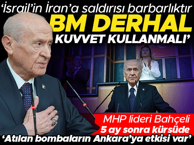 Devlet Bahçeli 5 ay sonra Meclis kürsüsünde | MHP liderinden önemli açıklamalar