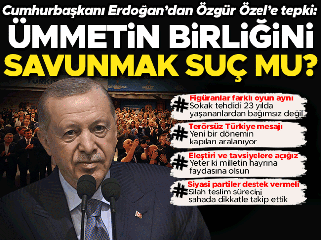 Cumhurbaşkanı Erdoğandan önemli açıklamalar