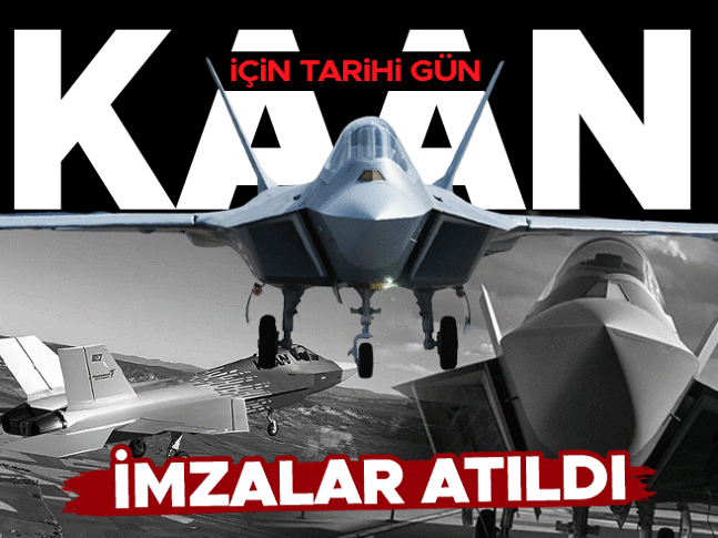 Son dakika... KAAN için tarihi gün İmzalar IDEFte atıldı