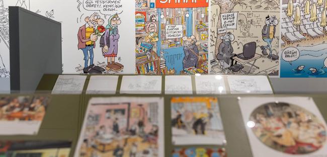 Renowned cartoonist honored in exhibition