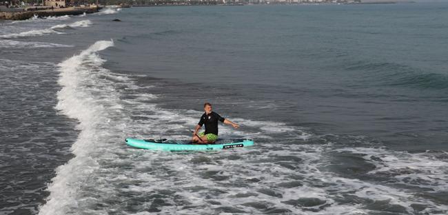Paddleboarding gains popularity in Black Sea
