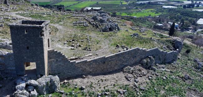 Ancient walls of Sillyon restored