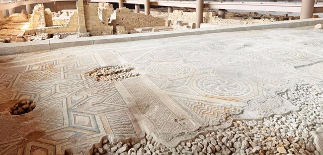 Mosaic on display in Hatay museum