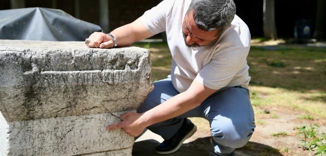 Roman-period altar stone found in Kocaeli