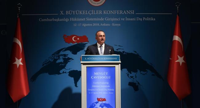 US cannot see who its true friend is, Turkish FM says as Trump tweets fresh threats