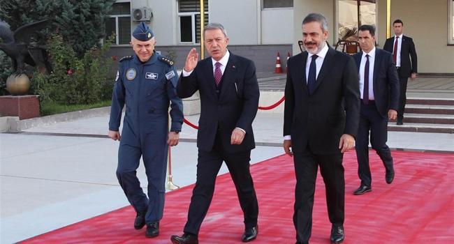 Turkish defense minister, intelligence chief in Russia to discuss Syria’s Idlib