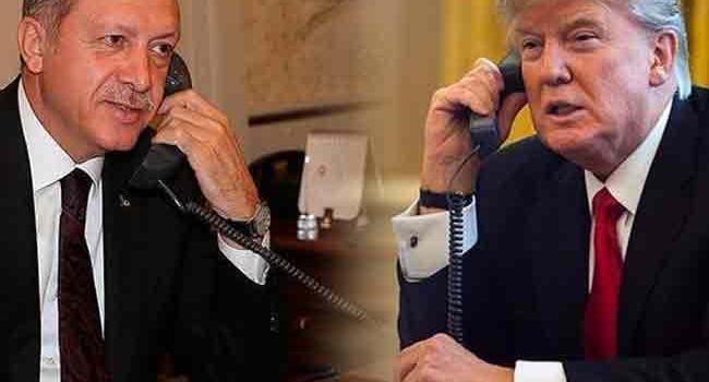 Erdoğan, Trump discuss Syria, economic ties over phone