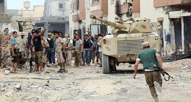 Haftar militias bombard Tripoliss Souq Al Jumaa district