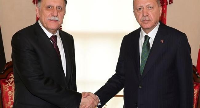 Erdoğan receives Libyas al-Sarraj as ceasefire prevails in Libya