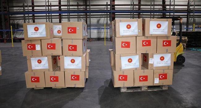 Medical supplies sent by Turkey arrive in Kazakhstan