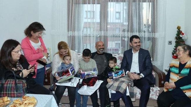 Bakan Kurum afetzedelere konuk oldu | Genel Haberler