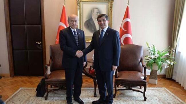 Davutoğlu ve Bahçeli görüşmesi sona erdi | Politika Haberleri