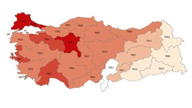 TÜİK gelir dağılımı istatistiklerini açıkladı... İşte düşük gelirli iller | Ekonomi Haberleri