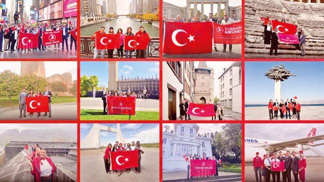 THY'den Türk bayrağıyla 'custom like' sürprizi | Ekonomi Haberleri