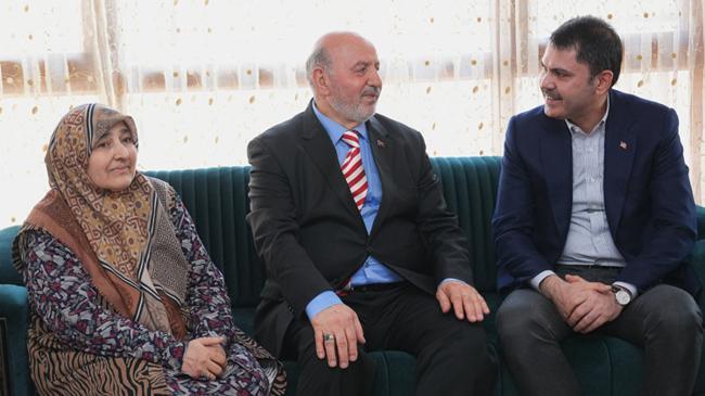 Bakan Kurum, Osmaniye'de depremzedelere konuk oldu | Konut Haberleri