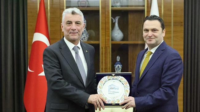Bakan Bolat EVFED Başkanı Kaplangı'yı kabul etti | Genel Haberler