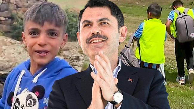 Bakan Kurum "İyi ki varsın Mete, iyi ki varsın Görkem" diye teşekkür etti! İki kardeş artık çevre müfettişi | Genel Haberler