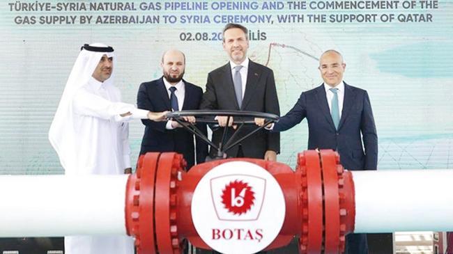 Azeri doğalgazı Suriye’ye Kilis’ten akmaya başladı | Ekonomi Haberleri