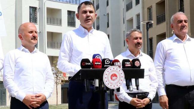 Bakan Kurum: 300 bininci konutu eylülde teslim edeceğiz | Genel Haberler