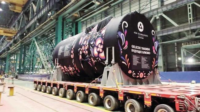 Akkuyu’nun reaktör kabı yola çıktı | Ekonomi Haberleri