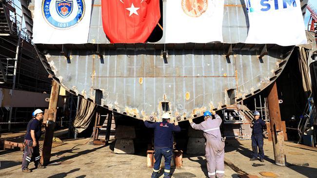 Türk denizcilik tarihinde dönüm noktası! İlk kez kızağa alındı | Genel Haberler