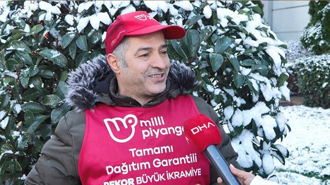 Milli Piyango yılbaşı çekilişinde 266 milyon liranın isabet ettiği bileti satan gezici bayi konuştu | Genel Haberler