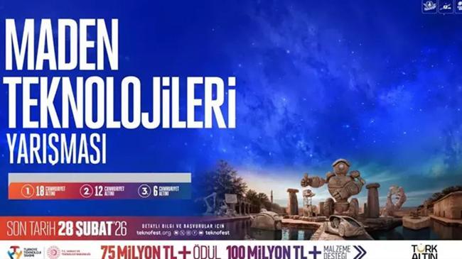 TEKNOFEST 2026 Maden Teknolojileri Yarışması için başvurular sürüyor | Teknoloji Haberleri