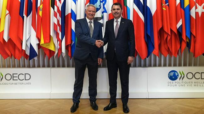 Bakan Murat Kurum Paris’te OECD genel sekreteri ile görüştü | Genel Haberler